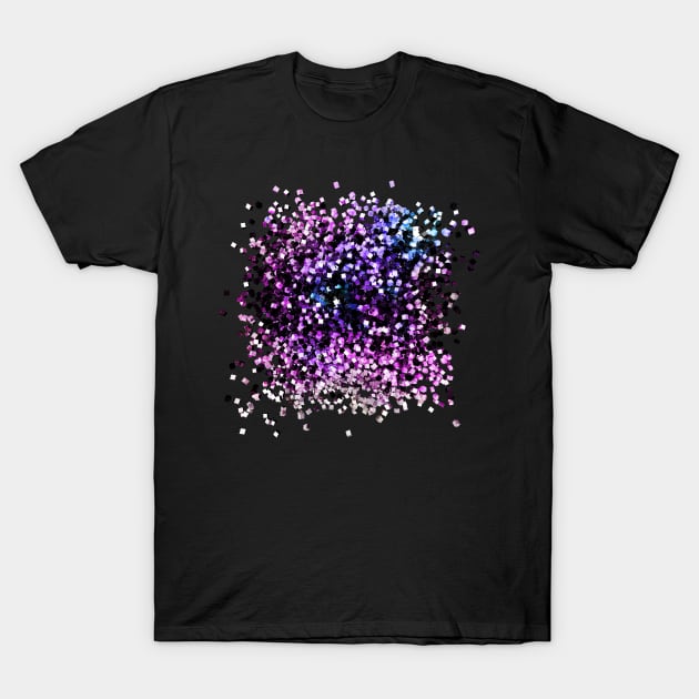 Space Cubes T-Shirt by Liquid Feline